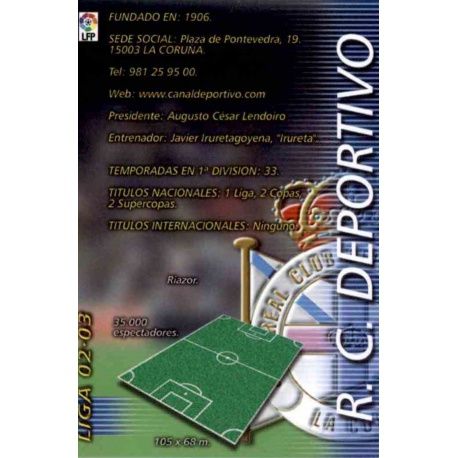 Indice Deportivo 109 Megafichas 2002-03