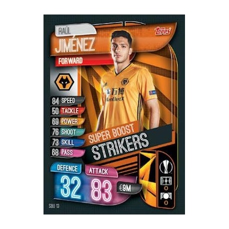 Raúl Jiménez Super Boost Strikers Wolverhampton Wanderers SBU13