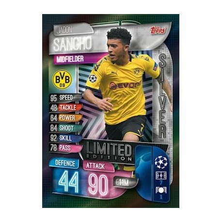 Jadon Sancho Silver Limited Edition Borussia Dortmund LE2S