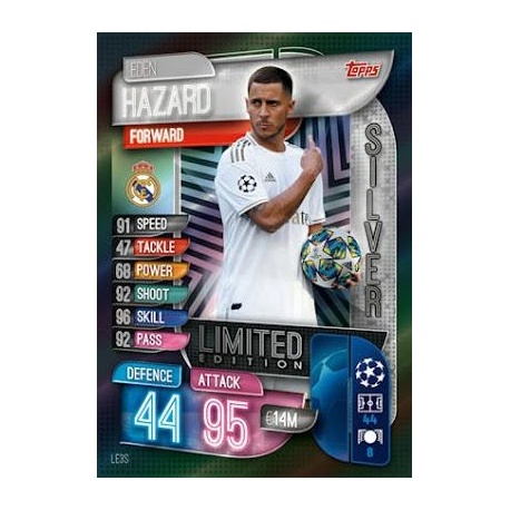 Eden Hazard Silver Limited Edition Real Madrid LE3S