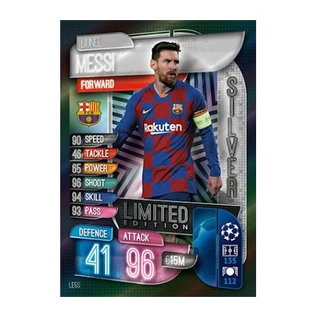 Lionel Messi Silver Limited Edition Barcelona LE5S