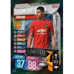 Marcus Rashford Silver Limited Edition Manchester United LE9S