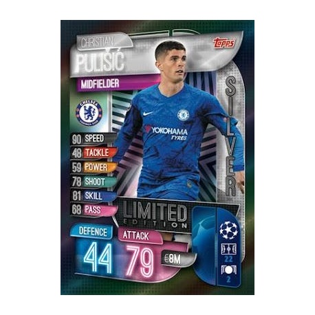 Christian Pulisic Silver Limited Edition Chelsea LE10S