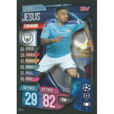 Gabriel Jesus Manchester City MCY 16