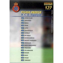 Indice Espanyol 127 Megafichas 2002-03