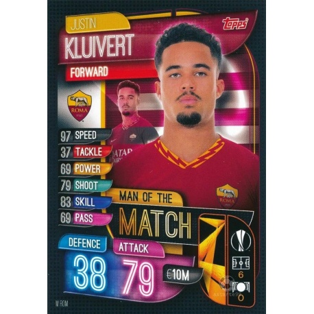 Justin Kluivert Man ot the Match AS Roma M-ROM