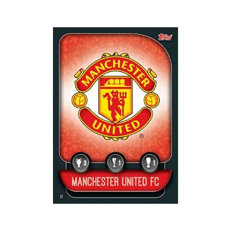 Team Badge - Ashley Young Manchester United 91