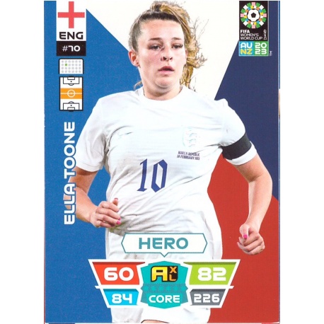 HWC Trading Foto A4 Incorniciata Con Autografo Stampato Di Ella Toone - Regalo Ufficiale Per Fan Del Calcio Femminile