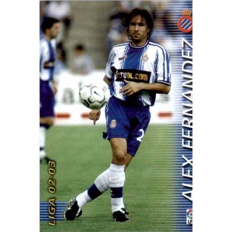 Alex Fernandez Espanyol 138 Megafichas 2002-03