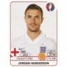 Sale Sticker of Jordan Henderson England Panini Uefa Euro 2016 France