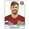 Sale Sticker of Fedor Smolov Russia Panini Euro 2016 France