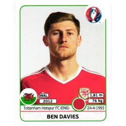 Ben Davies Wales 186