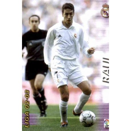 Raul Real Madrid 161 Megafichas 2002-03
