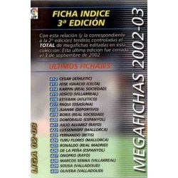 Indice 3 Edición Megafichas 2002-03