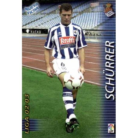 Schurrer Fichas Bis Real Sociedad 293 Bis Megafichas 2002-03