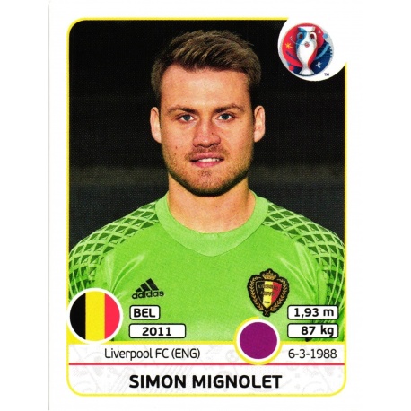Simon Mignolet Belgique/België 466