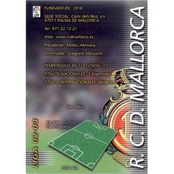 Indice Mallorca 181 Megafichas 2002-03