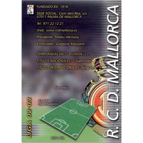 Indice Mallorca 181 Megafichas 2002-03