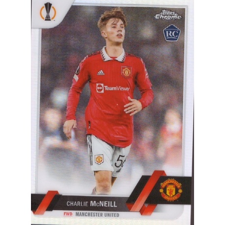 Charlie McNeill Rookie Refractor Manchester United 85