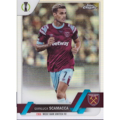 Gianluca Scamacca Refractor West Ham United 94