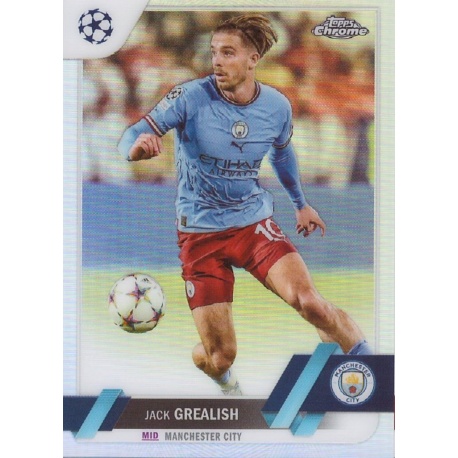 Jack Grealish Refractor Manchester City 142