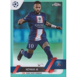 Neymar Jr 121/199 Aqua Refractor PSG 10