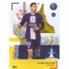 Trading Cards Hugo Ekitiké Our City - RC 08/50 Yellow Topps Paris Saint-Germain Team Set 22/23