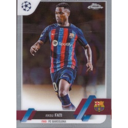 Ansu Fati Topps Chrome UCC 2022-23