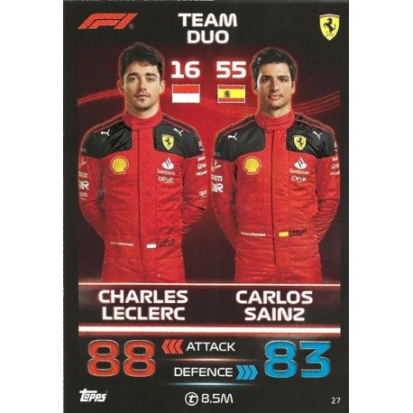 Charles Leclerc - Carlos Sainz - F1 Team Duo 27