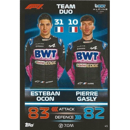 Esteban Ocon - Pierre Gasly - F1 Team Duo 45