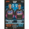 Trading Cards Esteban Ocon - Pierre Gasly - F1 Team Duo Alpine Topps Turbo Attax 2023