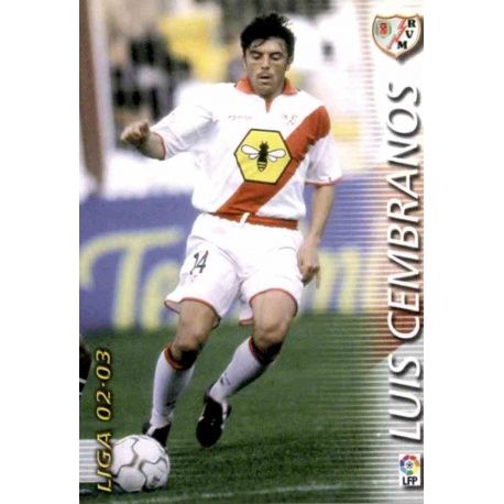 Luis Cembranos Rayo Vallecano 246 Megafichas 2002-03
