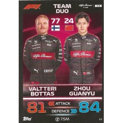 Valtteri Bottas - Zhou Guanyu - F1 Team Duo 63