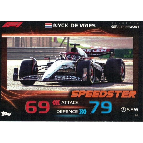 Nyck de Vries - F1 Speedster 89