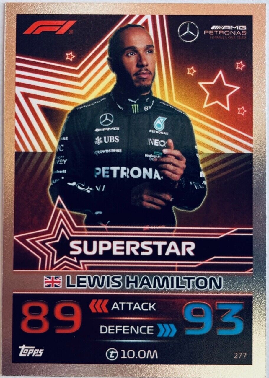 新発売】TOPPS FINEST F1 ルイス・ハミルトン メルセデス SSP