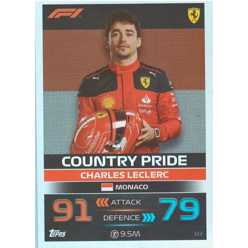 PSA 10 - Charles Leclerc - Ferrari Red - #LE5UR - POP 7 - Topps