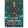 Oferta Trading Card Logan Sargeant Rookie F1 Gladiators Topps Turbo Attax 2023