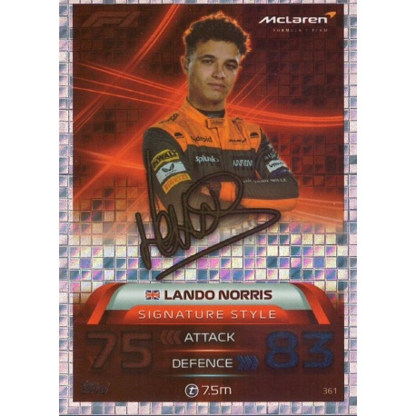 Lando Norris Signature Style 361