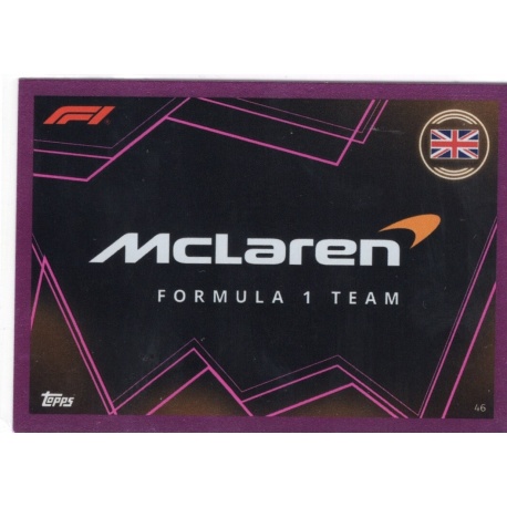 McLaren Team Logo Pink Parallel 46