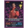 Buy Cards Carlos Sainz Pink Parallel F1 2022 Race Winners F1 Turbo Attax 2023