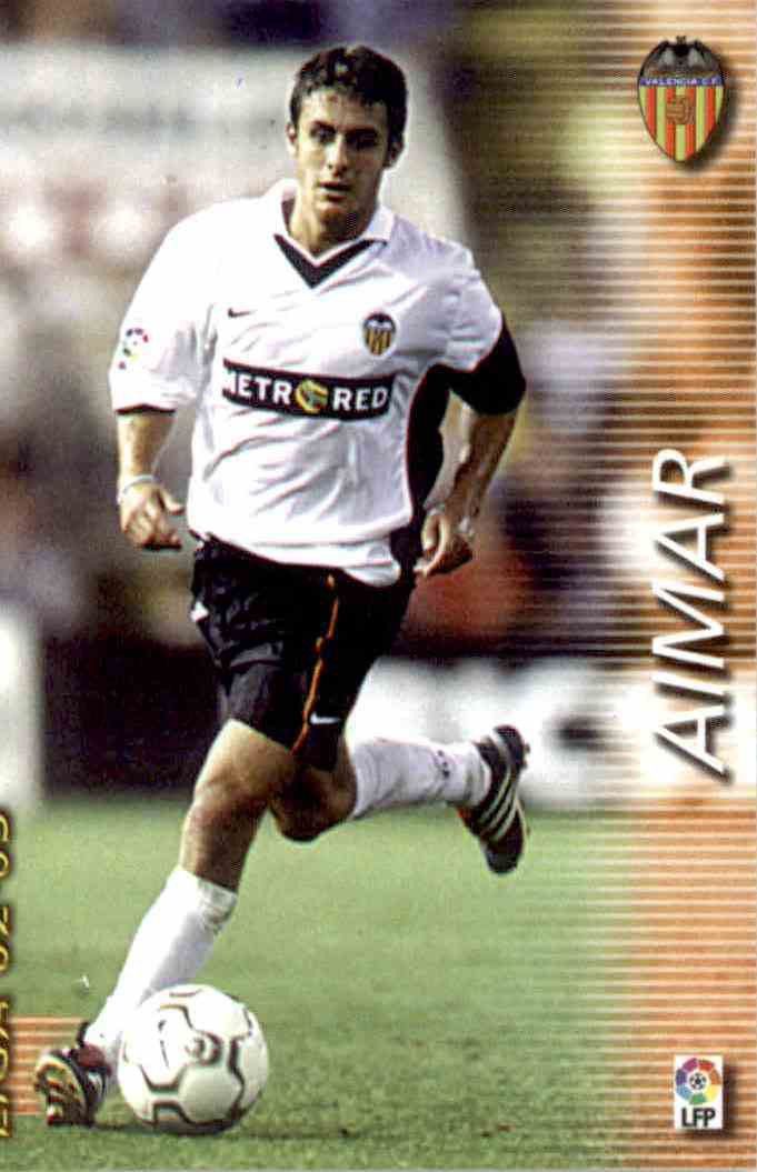 Trading Card Aimar Valencia Panini Megafichas 2002-03
