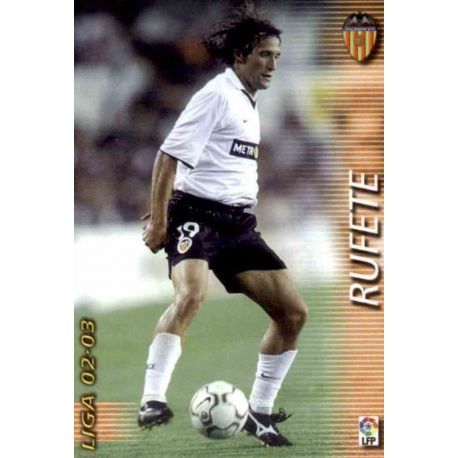 Rufete Valencia 317 Megafichas 2002-03