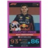 Offer Cards Max Verstappen Pink Parallel F1 Country Pride F1 Turbo Attax 2023