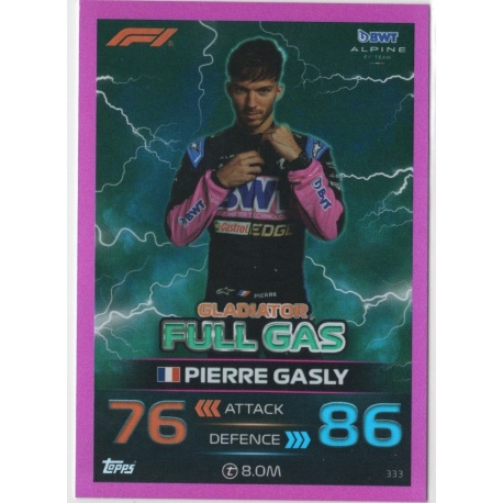 Pierre Gasly Full GAS Pink Parallel F1 Gladiators 333