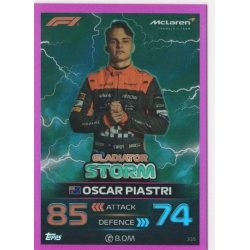 Oscar Piastri Storm Pink Parallel F1 Gladiators 335