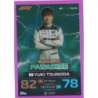 Offer Cards Yuki Tsunoda Paradise Pink Parallel F1 Gladiators F1 Turbo Attax 2023