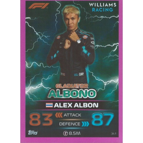 Alex Albon Albono Pink Parallel F1 Gladiators 341