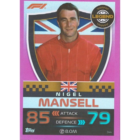 Nigel Mansell Pink Parallel F1 Legends 344