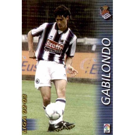 Gabilondo Real Sociedad 302 Megafichas 2002-03