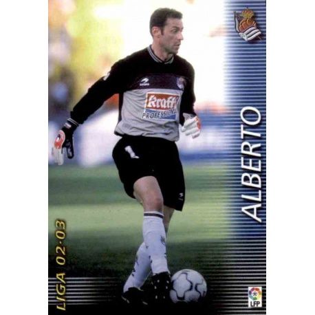 Alberto Real Sociedad 291 Megafichas 2002-03